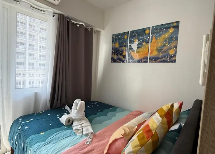 Biens Staycation At Shore Residences Near Mall Of Bed & Breakfast *